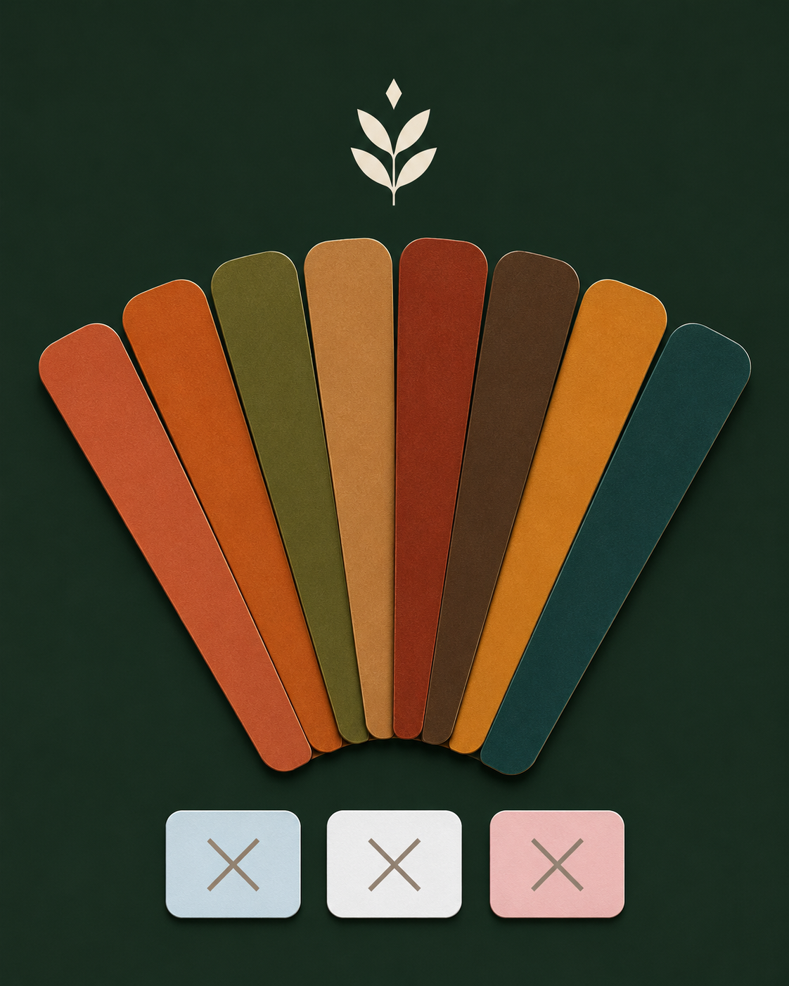 Palette colorimétrie Automne — teintes chaudes et dorées MyStylist